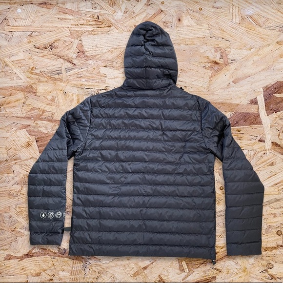 🎊HP!!🎉🖤 NWT🖤 OFF-WHITE Packable Hooded Puffer Jacket - Picture 3 of 16